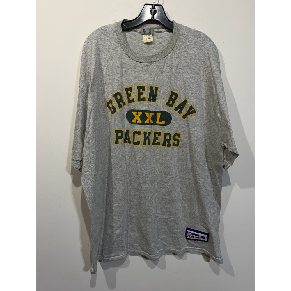 Vtg 1996 Property Of Green Bay Packers T-Shirt Men's XXL NFL Champion Pro Line
